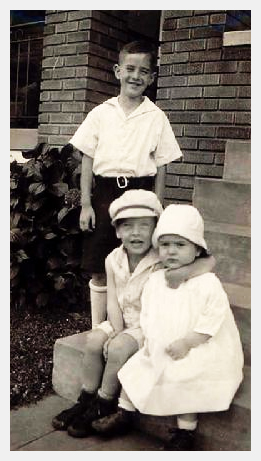 Bobby, Charles and Eliabeth 1935
